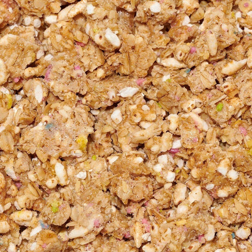 Safe + Fair Birthday Cake Granola - Gluten-Free, Dairy Free and Vegan Breakfast, Snack or Dessert - Free From Top 9 Allergens, Trans Fat and Artif...