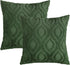 decorUhome Decorative Throw Pillow Covers 20x20 Set of 2, Soft Plush Faux Wool Couch Pillow Covers for Home, Forest Elf...