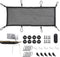 Under Desk Cable Management Net, 36PCS Under Table Cord Management Mesh Organizer Flexible Wire Hiders, Extra Large Capacity Wire Management Kit U...