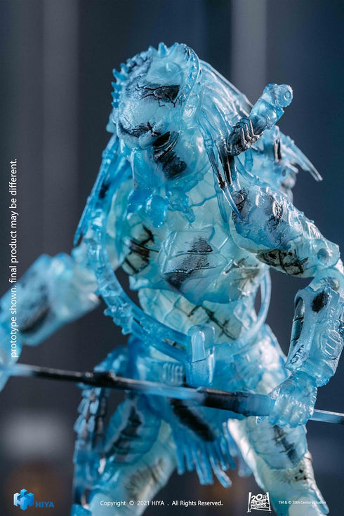 Hiya Toys Exquisite Mini Series 1/18 Scale 5 Inch AVPR Active Camouflage Wolf Predator Action Figure...