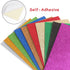 LOMIMOS 10 PCS Self Adhesive EVA Foam Paper Sheets,colorful Glitter Paper for Handicraft Arts and Crafts DIY Project Classroom(8x12 in)...