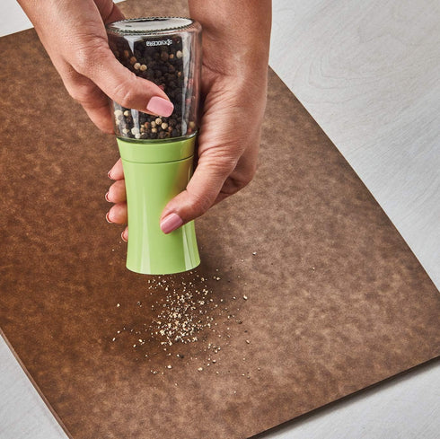 Kyocera Advanced Ceramics Pepper, Salt, Seed and Spice Mill with Adjustable Advanced Ceramic Grinder, The Everything Mill-Apple Green...