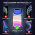 2 Pack Privacy Screen Protector for iPhone 11 with 3 Pack iPhone 11 Camera Lens Protector 9H Hardness Anti-Scratch/Bubble Free/Easy Installation.....