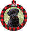 2024 Photo Ornaments for Christmas Tree, Classic Red and Black Buffalo Plaid Christmas Frame Ornament, Easy-Load Magnetic Design, with Satin Ribbo...
