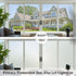 Coavas Window Privacy Film Frosted Glass Window Film Stained Glass Window Film Bathroom Window Frosting Film Day and Night Privacy Heat Blocking N...