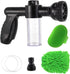Kamirola High Pressure 8 in 1 Car Wash Brush Foam Gun,Garden Hose Nozzle Foam Cannon Bottle Soap Sprayer,Lawn, Car Wash, Cleaning?Patio, Pet Bathi...
