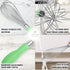 Zulay Kitchen Stainless Steel Balloon Whisk 12 Inch – Heavy Duty and Durable Wire Whisk with Non-Slip Silicone Handle for Blending, Whipping & Bea...