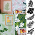 5 Pieces 12 x 16 Inch Large Leaf Stencils for Painting on Walls, Reusable Palm Leaf Stencils, Tropical Jungle Leaf Stencils Fern Leaf Stencils for...