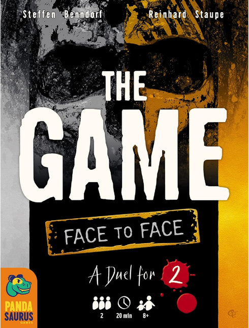 Pandasaurus Games The Game Face to Face Card Game | Two Player Strategy Game | Interactive Dueling Game | Fun Family Game for Adults and Kids | Ag...