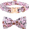 Lionheart glory Halloween Dog Collars Fall Dog Collar Pink Bowtie Girl Boy Pet Collar Dogs Pumpkin Collar Bows Duty Adjustable Dog Bow Collars for...