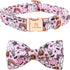 Lionheart glory Halloween Dog Collars Fall Dog Collar Pink Bowtie Girl Boy Pet Collar Dogs Pumpkin Collar Bows Duty Adjustable Dog Bow Collars for...