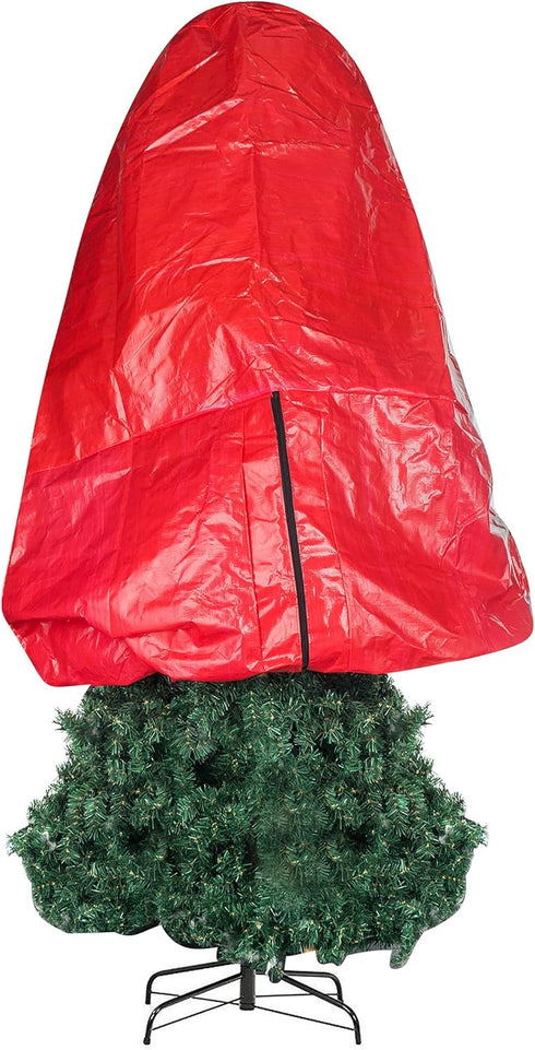 Elf Stor Premium Christmas Tree Cover Holiday Red Medium Size for For 6 Ft Tree...