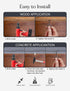 Brightech String Light Screw Hooks - Ceiling Hooks for Hanging Solar, Plug-in Lights, Outdoor String Lights - Q Hooks with Safety Buckle Design fo...