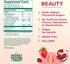 The Secret Nature of Fruit Beauty Chews, Real Fruit Powered Vitamin Chews with Vitamins A & E, Biotin, CoQ10, Strawberry & Pomegranate for Healthy...