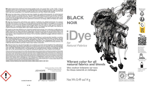 Jacquard iDye for Natural Fabrics .49 Oz - Black...
