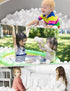 100 Ball Pit Balls-Thicken Plastic Play Balls for Toddlers Babies Playpen Balls for Tent Ball Pool Bounce House Party Decoration (Clear&White)...