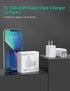 USB C Wall Charger Fast Charger Block, 2-Pack TI-TOO 20W Dual Port Power Adapter, Quick Charge 3.0 USB Type c Power Delivery Charging Plug Compati...