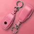 Tukellen for Mercedes Benz Key fob Cover Genuine Leather with Keychain,Leather Protector Key case Compatible Mercedes Benz 2017-2023 E-Class 2018-...