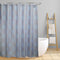 Linen Store Shower Curtain for Bathroom Printed Durable Fabric Canvas Shower Tub Decor, Wateresistant Curtains, 70"x70" Lexi, Contemporary Geometr...