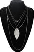 925 Sterling Silver Chain Extenders for Pendant Necklace Bracelet Anklet Made in Italy (Set 2pcs)...