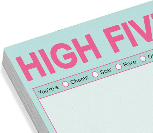 1-Count Knock Knock High Five to Do Sticky Note Pad, 3 x 3-inches, 100 Sheets (Pastel Edition)...