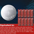100 Pack LOOPACELL LR44 AG13 357 L1154 A76 Button-Cell Batteries...
