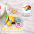Jollybaby Stroller Rattle Toys for Car Seat Parm, Fruit Plush Hanging Infant Crib Bed Travel Activity Ring Bell with Crinkle, Squeaky & Teether fo...