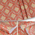 Y1232 Luxury Damask Peel and Stick Wallpaper 17.7" x 9.8ft Red Removable Contact Paper Self-Adhesive Damask Furniture Paper Drawer Shelf Liner Vin...
