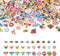 300Pcs Painted Wooden Buttons Insect Theme Poplar Wood Buttons Flower Dragon Fly Butterfly Bee Ladybugs Round Sewing Buttons with Floral Patterns ...