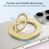 GVIEWIN Magnetic Phone Ring Holder, Compatible with MagSafe Phone Stand Finger Grip Adjustable Kickstand for iPhone 15 Pro Max/Pro/Plus/14/13/12 S...
