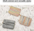 FuninCrea Credit Card Holder, PU Leather Purses for Women, Mini Womens Wallet Woven Texture Bifold Wallet with Zipper, Fashionable Small Purse wit...