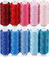 CiaraQ Sewing Threads Kits, 30 Colors Polyester 250 Yards Per Spools for Hand Sewing & Embroidery...