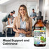 Rhodiola Rosea Supplement Liquid - Organic Rhodiola Rosea Extract - Vegan Adaptogenic Drops for Mood & Brain Support - Alcohol & Sugar Free Rhodio...