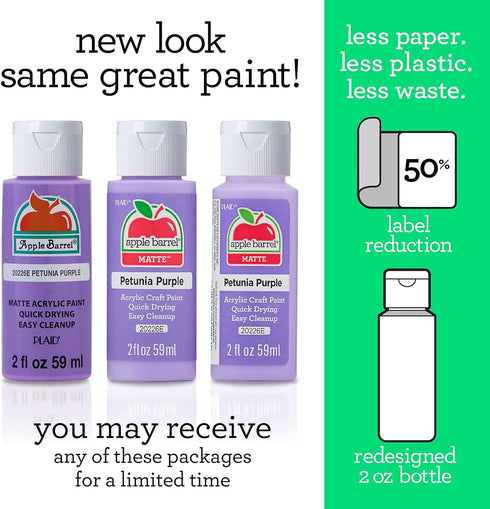 Apple Barrel Acrylic Paint in Assorted Colors (2-Ounce), 20586 Canary Yellow...