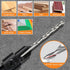 3 Pack Countersink Drill Bit Set #10#12#16, 3in1 Woodworking Counterbore Hole Saw Drill Bits, Depth Adjustable M2 Pilot Drill Bits, 82-Degree Cham...