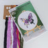 Butterfly Embroidery Kit for Adults Beginners Stamped Cross Stitch Kits with Butterfly Pattern Stamped Embroidery Cloth Hoops Threads Needles Easy...