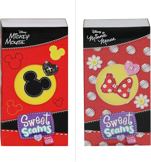 SWEET SEAMS 6" Soft Rag Doll Amazon Exclusive Bundle Pack – 2pc Toy | Classic Minnie Mouse Doll and Bedtime Playset Plus Classic Mickey Mouse and ...