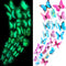 48 Pieces Glow in The Dark Butterflies for Ceiling 3D Butterfly Decal Sticker Wall Decor DIY Adhesive for Room Nursery Living Room Luminous Realis...