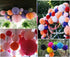 Daily Mall 10Pcs 8 inch Art DIY Tissue Paper Honeycomb Balls Party Partners Design Craft Hanging Pom-Pom Ball Party Wedding Birthday Nursery Decor...