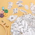 Embroidery Pattern Water Soluble Embroidery Stabilizers, Stick and Stitch Embroidery Paper Pre-Printed Flowers and Leaves Pattern Transfers for Ha...