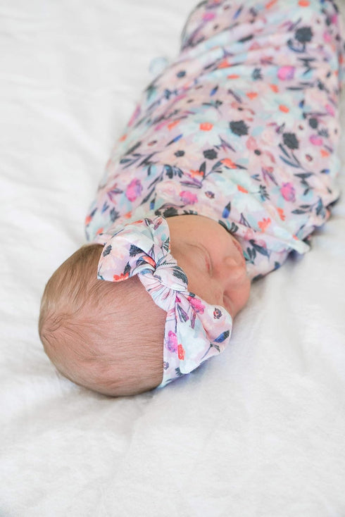Copper Pearl Baby Bows: Stylish Headbands for Baby Girls, Premium Soft and Stretchy Baby Headbands, Perfect for Newborns, Trendy Designs - Morgan...