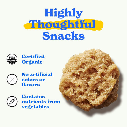 MadeGood Snickerdoodle Soft Baked Cookies, Organic Snacks, 0.85oz Each...