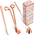 Calary 3 in 1 Candle Care Kit - Wick Trimmer, Snuffer & Dipper Set (Rose Gold)...