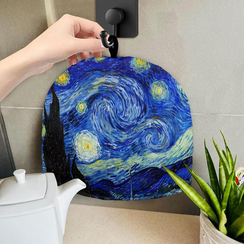 Tea Cozy Vintage Tea Kettle Cotton Tea Cozy, Tea Cozy Teapot Cover Warmer Tea Pot Cozy Cover for Home Kitchen Tea House Electric Kettle Tea Pot Te...