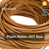 40m/131ft 7mm Light Wood Wicker Repair Kit, PE Rattan Repair Kit for Wicker Chair Fixing, Patio Furniture Repair...