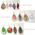 Reusable Earrings Making Template, Plastic Cutting Stencil for DIY Jewelry Making, Can Make Plenty of Faux Leather Earrings, Contains 2 Pcs faux l...