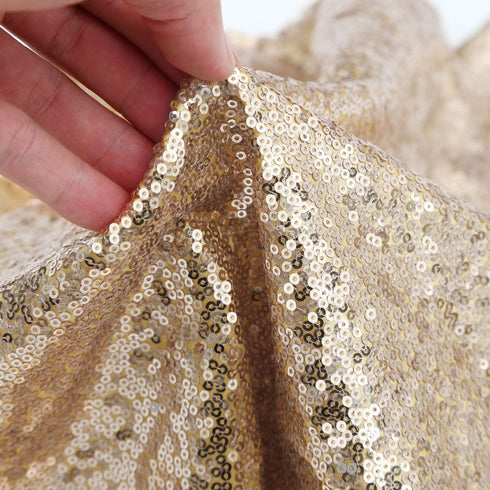 B-COOL Christmas Tree Skirt Champagne Gold Sequence Xmas Tree Skirts 48inch Round Sequin Tree Skirt Personalized Xmas Decor Home Decor Skirting...