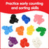 Edx Education Large Buttons - Mini Jar Set of 60 - Lacing Activity - Sensory and Fine Motor Skill Development - Math Manipulative for Kids...