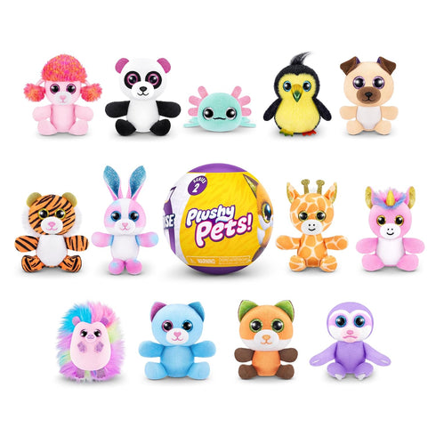 5 Surprise Plushy Pets Series 2 (3 Pack) by ZURU, Collectible Mystery Capsule, Plushy, Pet Adoption, Toy for Girls, Kids, Teens...