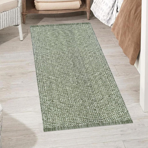 Boho Bedroom Rug,2'x4.3'Olive Green Washable Kitchen Rug Reversible Entryway Rug Throw Rug Farmhouse Hallway Rug Bedroom Floor Carpet for Foyer Ba...